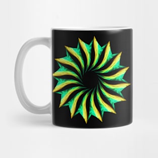 Green mandala Mug